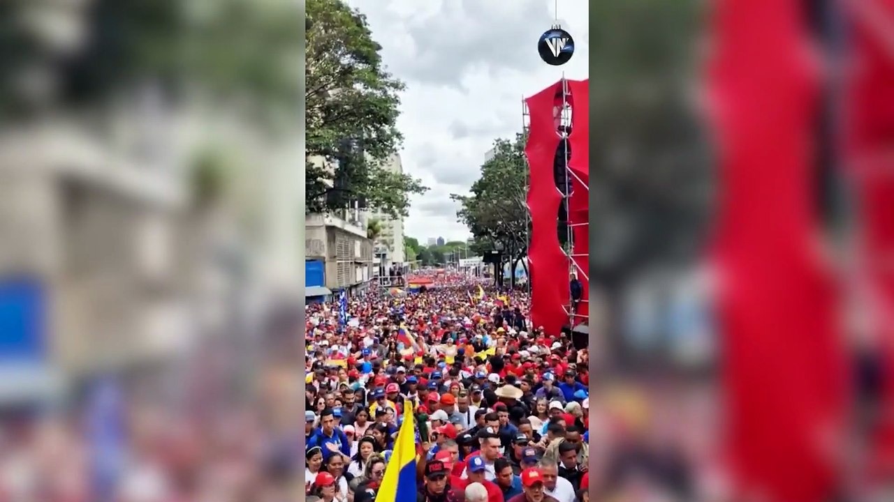 Caracas salió a la calle frente al despliegue militar de Estados Unidos
