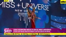 Leah Ashmore resalta en el Miss Universo