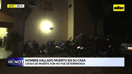 Hombre hallado muerto en su casa