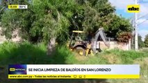 Se inicia limpieza de baldíos en San Lorenzo