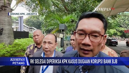 Ridwan Kamil Selesai Diperiksa KPK di Kasus Dugaan Korupsi Iklan BJB, Ungkap Senang Bisa Klarifikasi