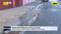 Importante pérdida de agua potable