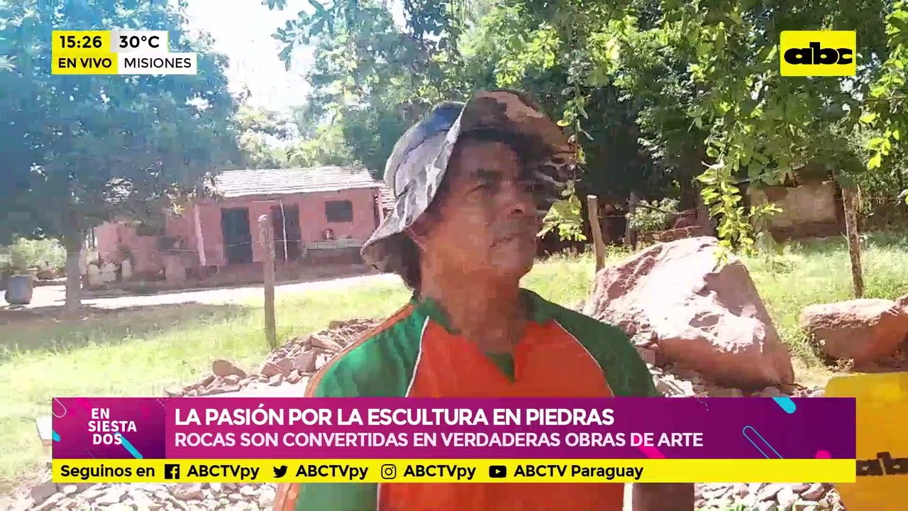 La pasión por la escultura en piedras