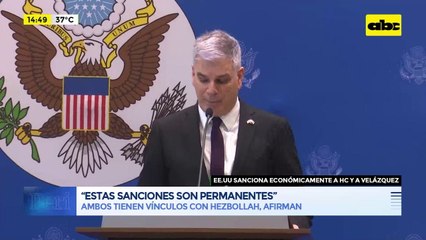 Estados Unidos sanciona a Horacio Cartes y Hugo Velázquez