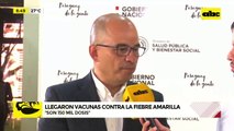 LLegaron vacunas contra la fiebre amarilla