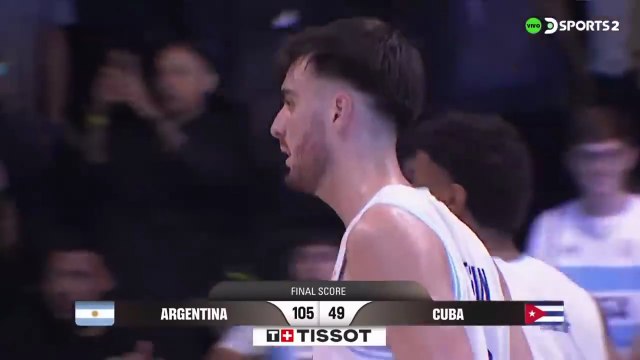 Argentina 105–49 Cuba | Resumen | Eliminatorias al Mundial de básquet