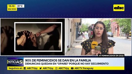 90% de feminicidios se dan en la familia o en pareja