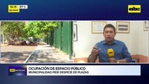 Municipalidad pide despeje de plazas
