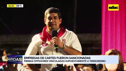 Empresas de Cartes fueron sancionadas