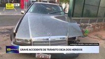 Accidente sobre avenida España