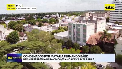 Condenados por matar a Fernando Báez