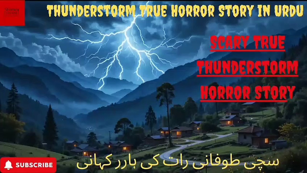 Scary True Thunderstorm Horror Story | Scary True Stories Told In The Rain | Urdu Horror Kahani | Karsaz Ki Churail | 3 Very Scary True Rainy Night Horror Stories