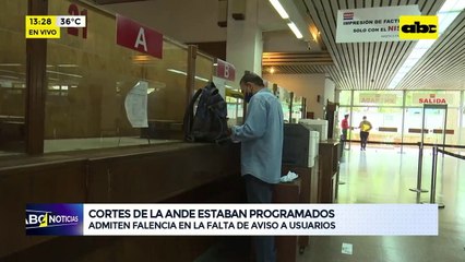 Cortes de la Ande estaban programados