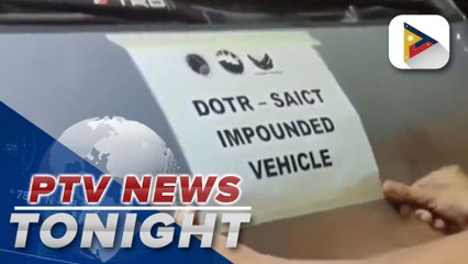 SAICT conducts anti-colorum ops; 24 vehicles caught, impounded