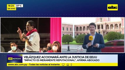 Velázquez contrata abogado en EE.UU. y anuncia demanda