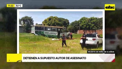 Capturan a supuesto autor del crimen de una niña de 12 años
