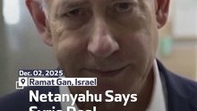 Netanyahu Says Syria Deal Possible