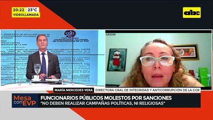 Funcionarios públicos molestos por sanciones