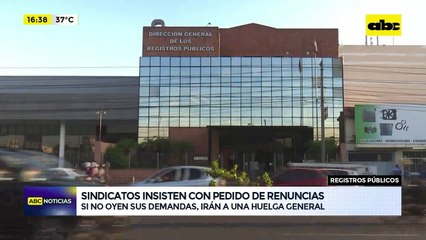 Sindicatos insisten con pedido de renuncias