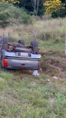 Intendente encarnaceno resultó ileso de aparatoso accidente rutero, cerca de Paraguarí