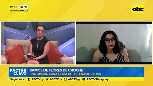 Ramos de flores de crochet