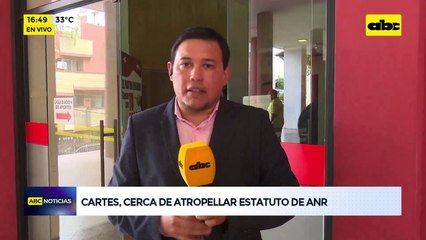 Cartes, cerca de atropellar estatuto de ANR