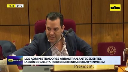 Los administradores arrastran antecedentes
