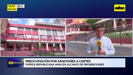 Preocupación por sanciones a Cartes