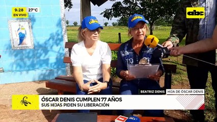 Otro cumpleaños de Óscar Denis lejos de su familia