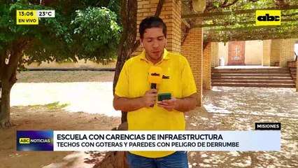Escuela con carencias de infraestructura