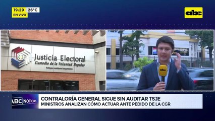 Contraloría General sigue sin auditar TSJE
