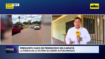 Feminicidio en Capiatá: la pareja de la víctima se autoeliminó