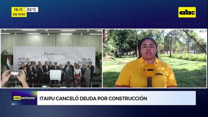 Acto de cancelación de la deuda de Itaipú