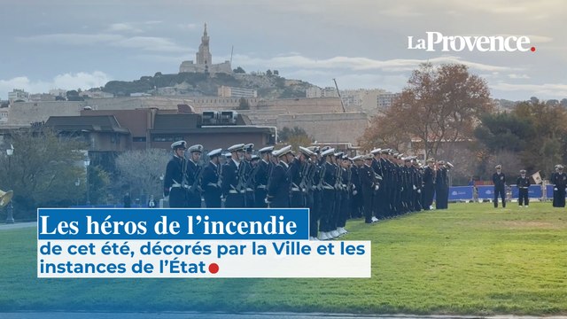 Les héros de l’incendie de cet été, décorés par la Ville et les instances de l’État