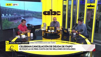 Celebran cancelación de deuda de Itaipú