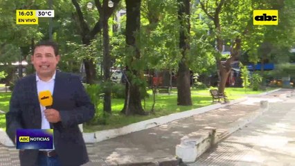 Movimiento en el Microcentro de Asunción