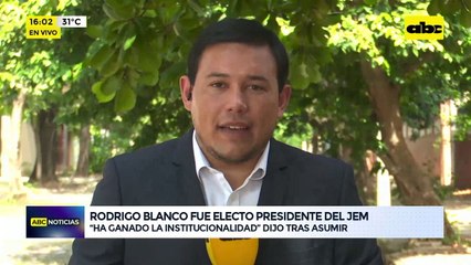 Rodrigo Blanco fue electo presidente del JEM