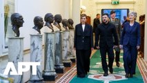 Zelensky Arrives at Áras an Uachtaráin, Leaves Powerful Message for President Connolly | APT