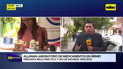 Video: Allanan laboratorio de medicamentos en Ñemby