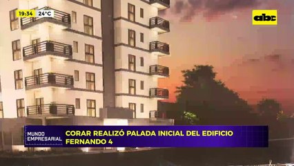 Corar realizó palada inicial del edificio Fernando 4