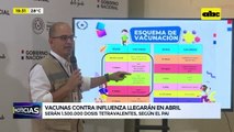 Video: Vacunas contra influenza llegarán en abril