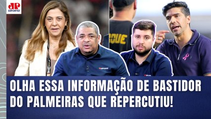 BIZARRO??? "Cara, FOI REVELADO que a LEILA PEREIRA e o ABEL FERREIRA..." | BASTIDOR do PALMEIRAS!