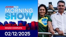 RACHA NA FAMÍLIA BOLSONARO /REUNIÃO DO PL /MADURO DESCUMPRE ULTIMATO DE TRUMP| MORNING SHOW-02/12/25