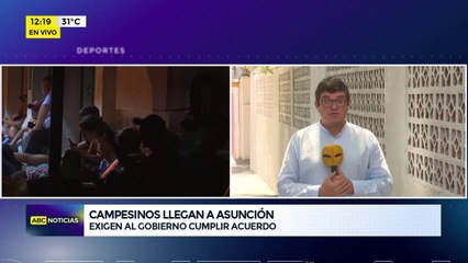Video: campesinos llegan a Asunción