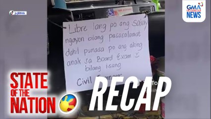 State of the Nation: (RECAP) Sagot na ng parents