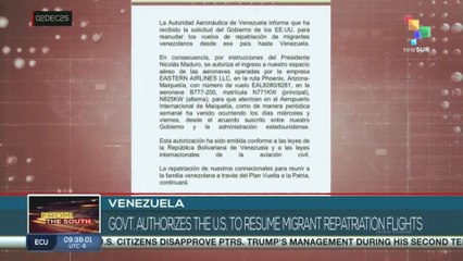 Venezuela, govt. authorizes the U.S. to resume migrant repatriation flight