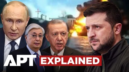 Ukraine Escalates at Sea — But Turkey & Kazakhstan Hit Back After Drone Strikes on Tankers | APT