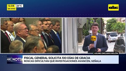Video: Fiscal General solicita 100 días de gracia