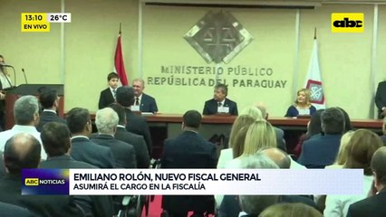 Video: Emiliano Rolón, nuevo Fiscal General