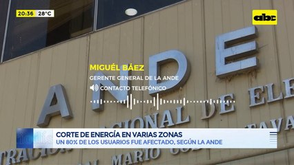 Video: corte de energía en varias zonas